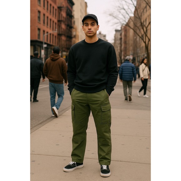 First Tactical‎ Men's Cargo Pants Green Size 35x30 Tactical Workwear Ripstop - Picture 7 of 7